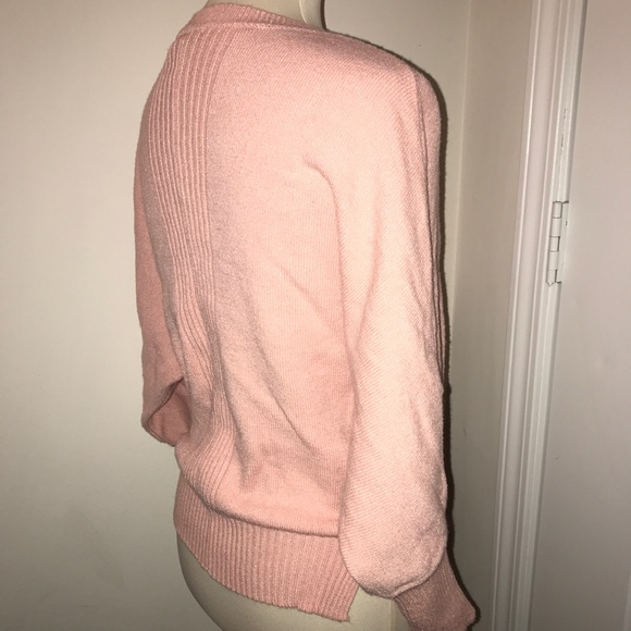 🍍🍍NWOT High Low V-Neck Sweater Pink sz S🍍🍍 - Picture 4 of 6